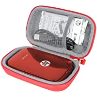 Los mejores  - co2CREA Duro Viajar caja estuche funda para HP Sprocket Impresora fotográfica portátil（caja solo）（rojo）